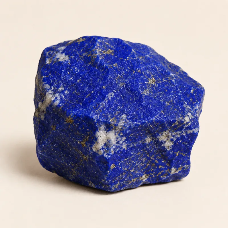 Lapis Lazuli ham taş görünümü
